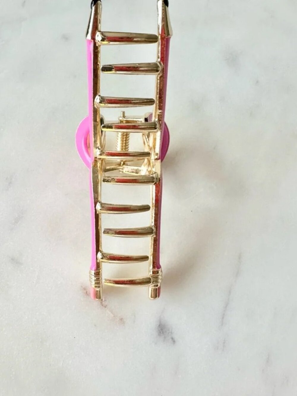 Pink Teacher Metal Pencil Hair Claw Clip (BRAND-NEW & SO CUTE!) - Picture 6 of 8